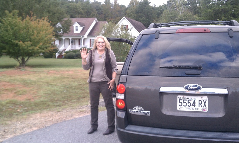 Thank You, Ms. Beverly Barnett, for spontaneously stopping alongside the highway to say hello a few hours ago. Beverly asked me if there was anything she could do for me. GEORGE: "Do you know of any safe place in Ila where I can spend tonight?" BEVERLY: "You can stay with my husband & me, we live in Ila..."    Road Angels!! 